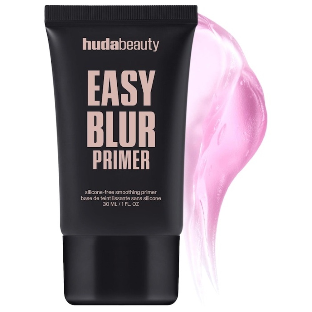 HUDA BEAUTY Easy Blur Primer - Black Tube with Pink Tint